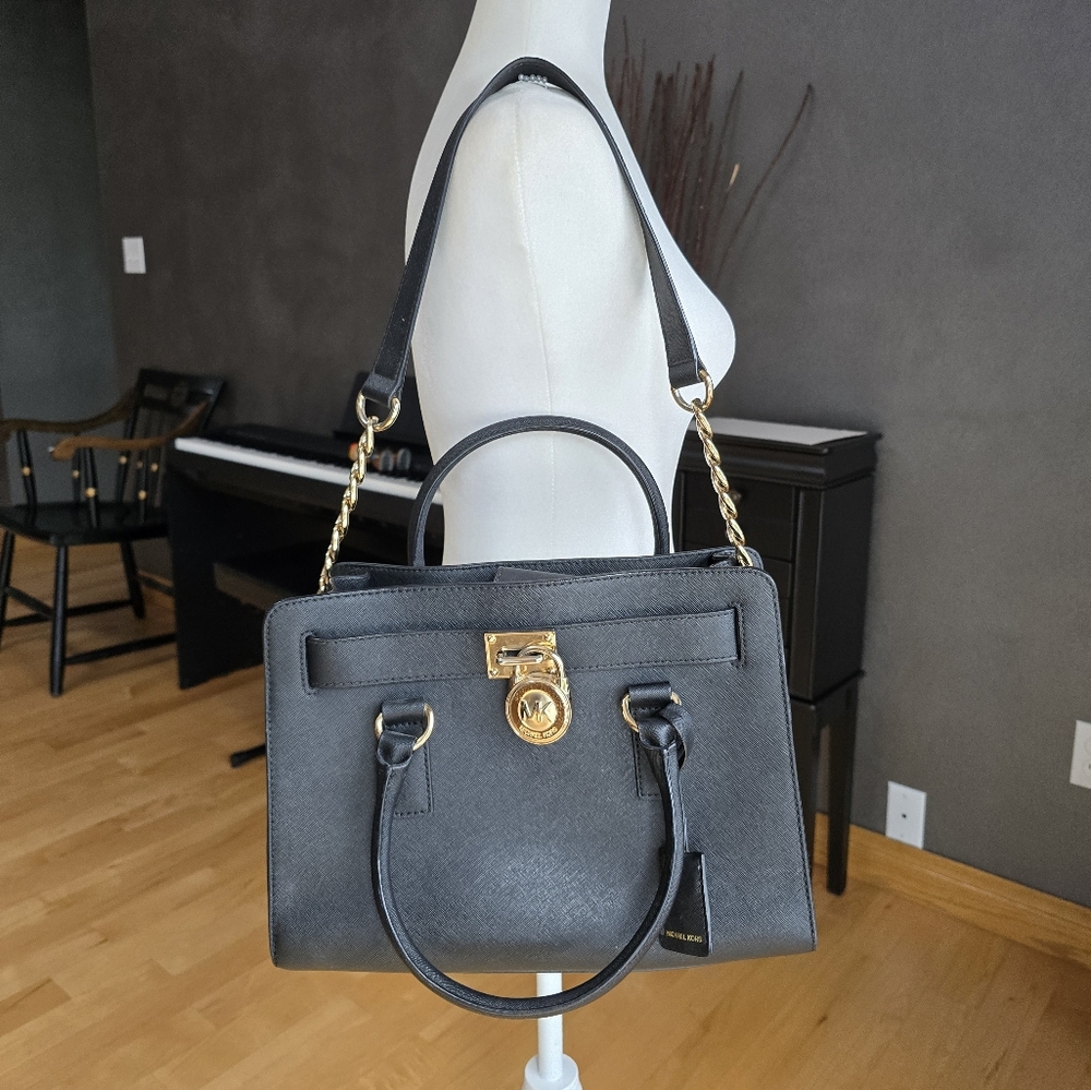 Michael Kors Black Satchel Bag